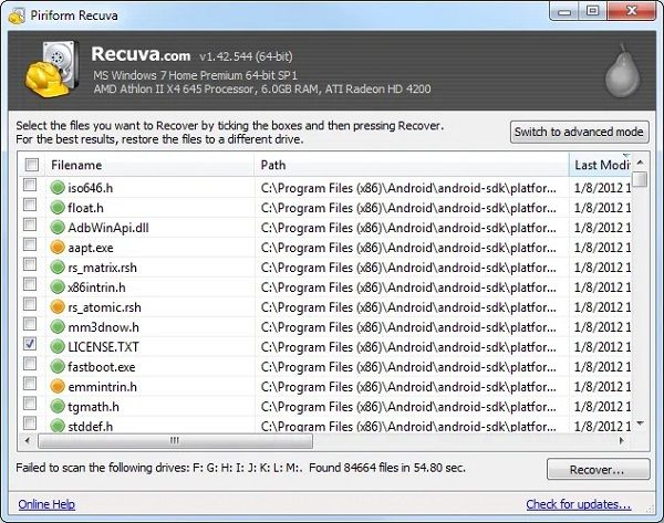 Recuva Professional 1.58 Crack & Serial Key Free Download 2022