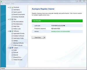 Auslogics Registry Cleaner 11.4.4 Crack + Keygen Download 2023