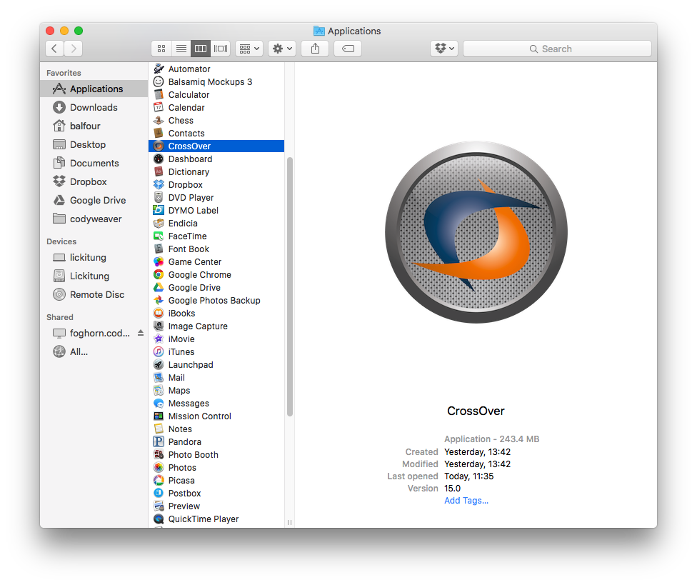 CrossOver Mac 22.1.1 Crack + Serial key Free Download 2023